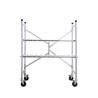 China 6 Rungs Aluminum Scaffold Platform With Stairs 150KG Loading Capacity factory