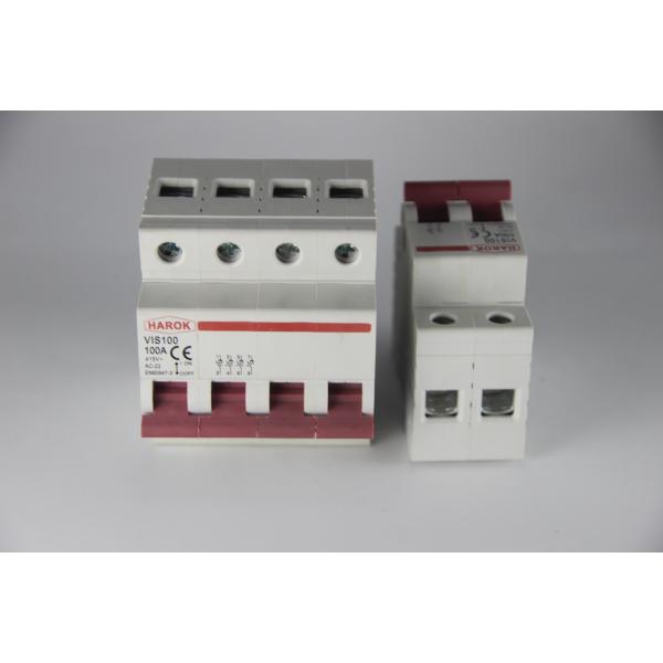 Quality VIS100 4P 100A Main Switch Isolating Circuit Breaker Household Function for sale