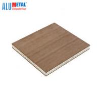 Quality 25mm Aluminum Honeycomb Panel Composite Cladding 1250mm Anodized Coating for sale