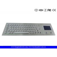 Quality 64 Keys Industrial Keyboard With Touchpad Laser Engraved Graphics PS/2 Or USB for sale
