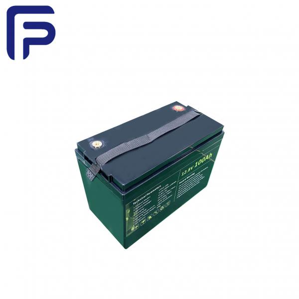 Quality 12.8V 100Ah 1280Wh LiFePO4 Lithium Battery Rechargeable Lead Acid Replacement Battery for sale