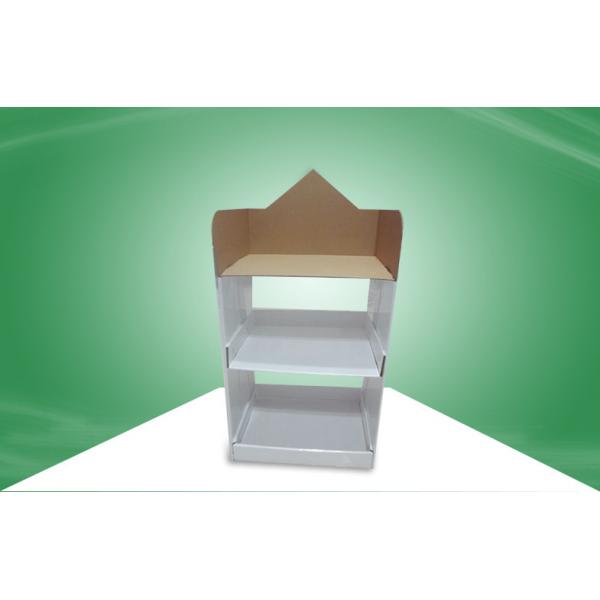 Quality Custom Vitamin Cardboard Countertop Displays With PET Cover To Avoid Thieves for sale