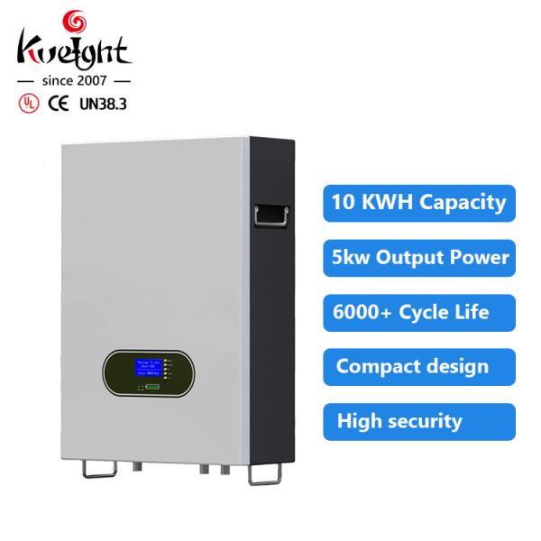Quality 10KWH Residential Power Wall 48V 100AH Home Off Grid Solar Battery Storage for sale