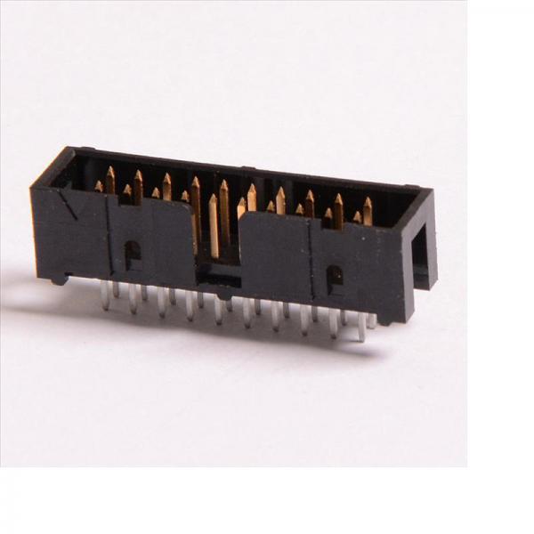 Quality Stamping Terminal Box Header Connector 2.54 Pitch 20P H=9.0 PBT Black ROHS for sale