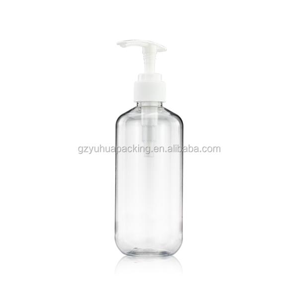 Clear 300ml Empty Plastic Pump Bottles PET For Hand Sanitizer And Alcohol