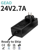 Quality 24V 2.7A Multi Purpose Power Adapter Lightweight Electronic Power Adapter CCC for sale