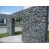 China Silver Wire Gabion Baskets , Gabion Wall Cages For Rock Retaining Walls factory