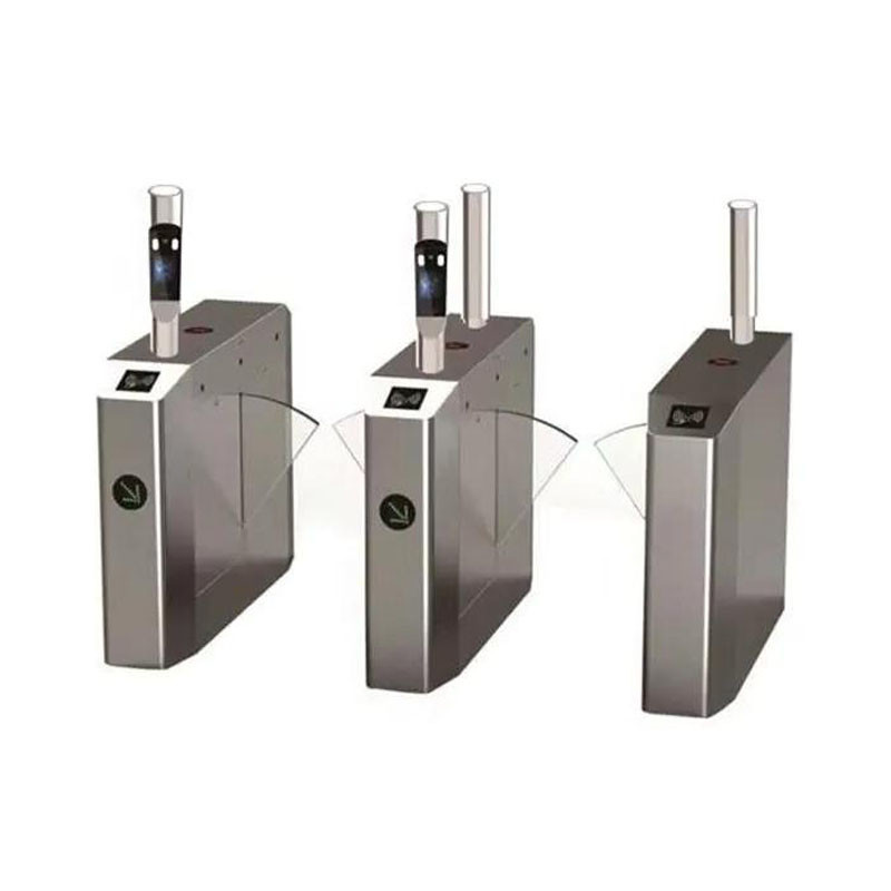 China Gym Access Controlled Flap Barreira Turnstile Automated Anti-clamping Fare Barrier SDK factory