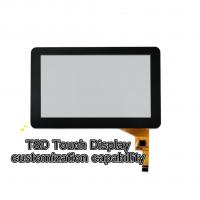 Quality 4.3 Inch PCAP Touch Screen 480x272 Resolution I2C Interface 85% Transmittance for sale