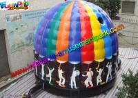 China Crazy Air Music Commercial Bouncy Castles For Dancing Customized factory