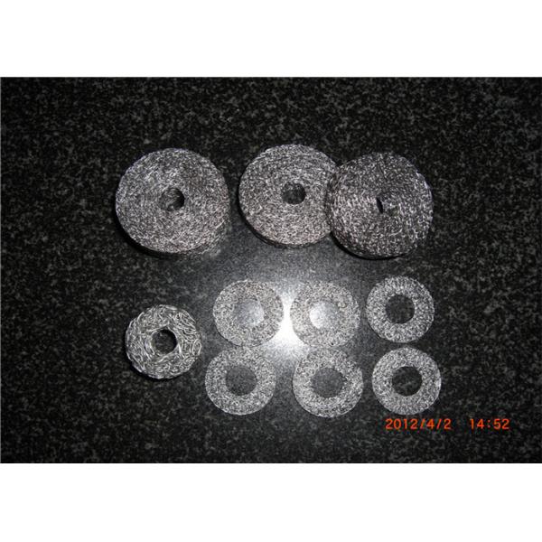 Quality Compressed Knitted Wire Mesh Gasket Dia.50mm AISI 316L For Auto Engine Noise for sale