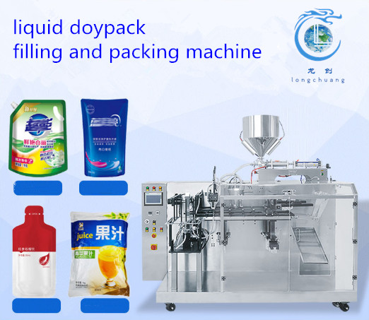 China Fruit Sauce Stand Up Pouch  Packaging Machine Steak Sauce Packaging Machine Salad Sauce Zipper Bag Packaging Machine factory