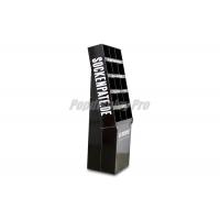 Quality Advertising Free Standing Cardboard POS Displays Black with 15 Pockets for sale