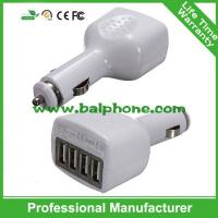 China Cell phone battery 4usb charger for car for sale