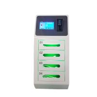 China 4 Door Secure Locker Cell Phone Charging Stations for Airport with Coin Acceptor and Credit Card Reader factory