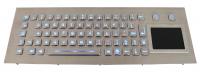 China 70 Keys Rugged Backlit USB Keyboard With Touchpad Kiosk Keyboard factory