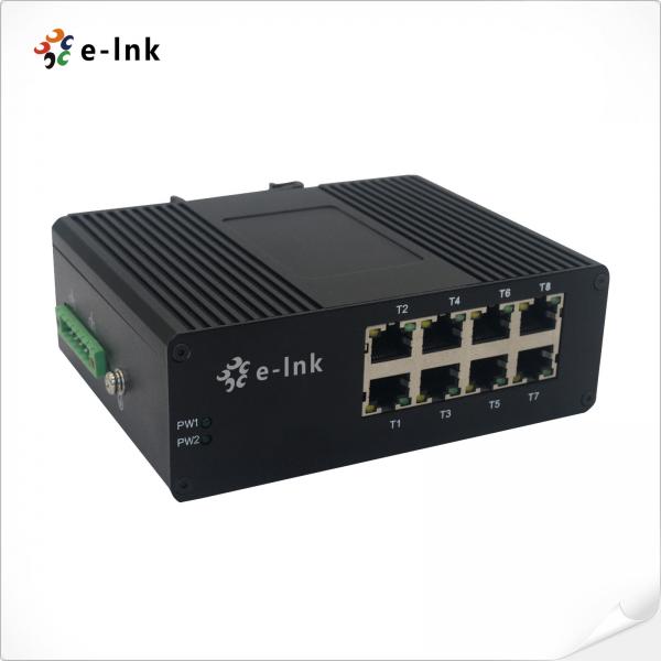 Quality 8 Port Gigabit Industrial Ethernet Media Converter Switch IEEE802.3 / 802.3u / for sale