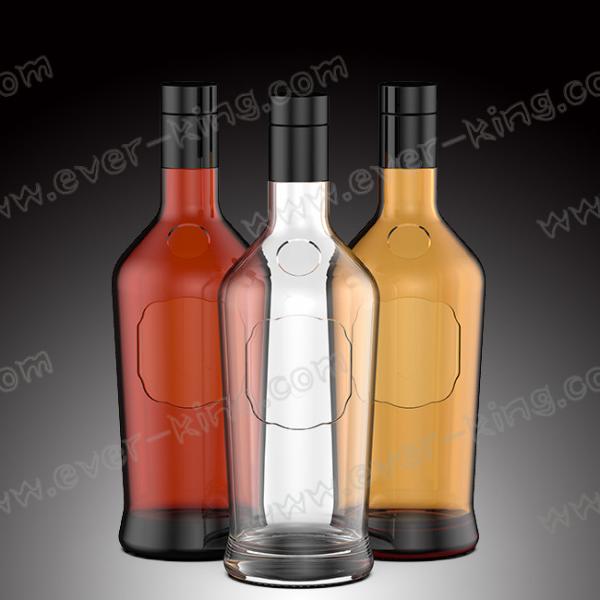 Quality 700ml Whisky Glass Bottle With Screw Cork Lid for sale