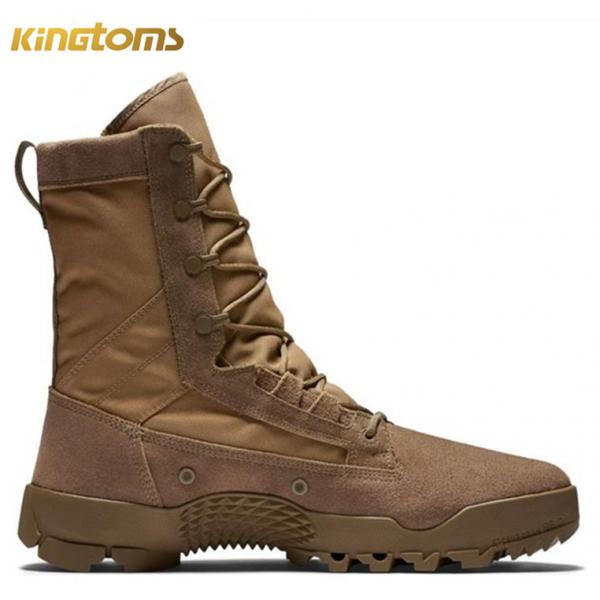 Quality Rubber Outsole Mens Tactical Leather Jungle Boots 8