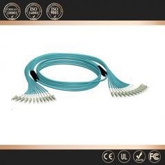 Quality SC LC Fiber Optic Patch Cord Multimode Dual-Core OM3 4/4 10G for Survailiance for sale