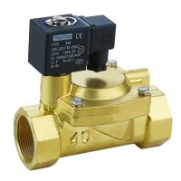 Quality Brass 3 Inch Solenoid Valve Low Power Slowly Heating Up For Water / Air / Steam for sale