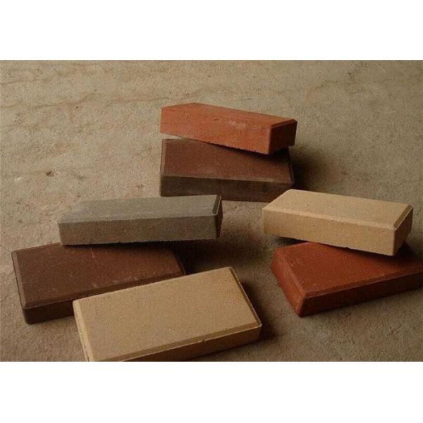 Quality Non - Radioactive Clay Paving Brick Easy to Maintain Red / Brown Brick Pavers 2 for sale