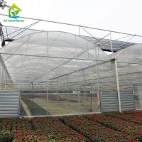 China Dome Arch Multi Span Plastic Film Greenhouse For Large Area Farm Growing factory