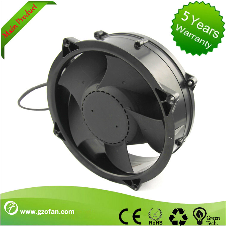 China 200mm Metal Square 0-10V/PWM Control 48v Dc Industrial Axial Fan For Machine Cooling factory