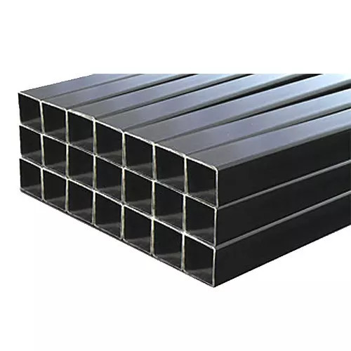 Quality 25x50 Low Carbon Steel Pipe Galvanized Structural ERW Rectangular Steel Tube for sale