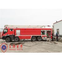 Quality 8x4 High Spraying Water Tower Fire Truck 39 Ton 25m Working Height 6 Seats for sale