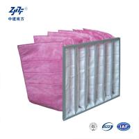 China Pharmaceutical Hospital Air Pocket Filter Bag 1um For HVAC Ventilation System for sale