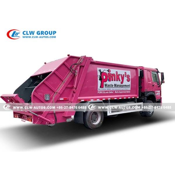 Quality Sinotruk Howo Municipal Waste Collection Garbage Compactor Truck 14 CBM 10 Tons for sale
