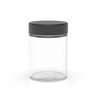 Quality 4oz Glass Child Resistant Jars Customize Flower Edible Packaging Straight Sided for sale