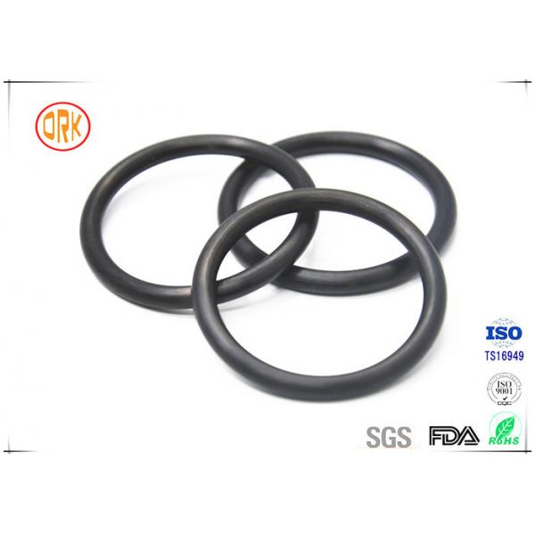 Quality Black Standard FKM O Rings With High Acid and Oxygen Resistance for sale