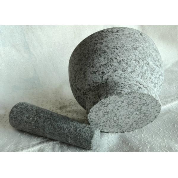 Quality Herb Stone 6 Inch Mortar Pestle Hand Made Granite Moisture Resistant for sale