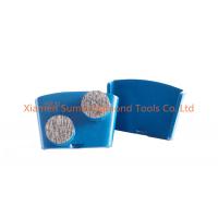 China Rigid HTC Diamond Tooling Double Buttons Segment For HTC Floor Grinder factory