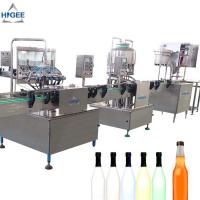 China Glass Bottle Carbonated Beverage Filling Machine 1000 Bph Filling Speed factory