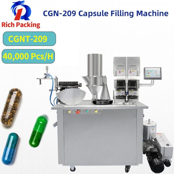 Quality CGNT 209 Double Loader Semi Automatique Pharmy Capsule Filling Machine for sale