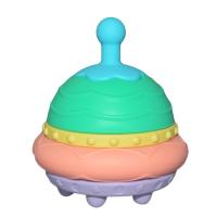 China Customizable Children'S Educational Toy Hamburger Silicone Stacking Toy factory