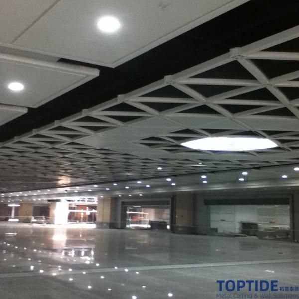 Quality Aluminum SONCAP 1.0mm Decorative Ceiling Board , Metal Grid Ceiling Tiles for sale