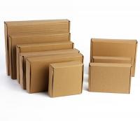China Kraft Paper Brown Carton Box , Custom Corrugated Boxes Thickness 0.23mm factory