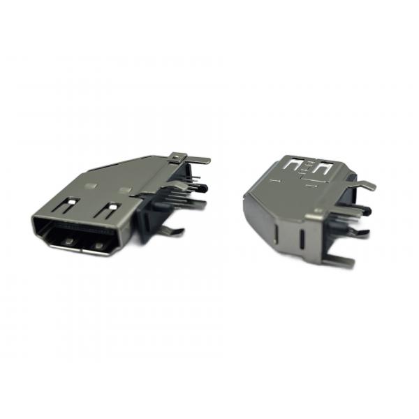 Quality 19Pin Double Row DIP Type A Female Side Plug Socket Connector HDMI-compatible for sale