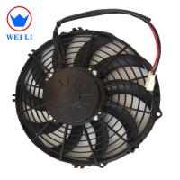 China 12V/24V, TS16949 bus/truck air conditioner refrigerator fan for difference refrigeration truck factory
