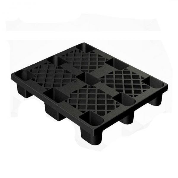 Quality Single Faced Warehouse Plastic Shipping Pallets 9 Leg Blow Molding 10kg for sale