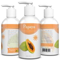 China Private Label Kojic Acid Natural formula Organic Papaya Skin Whitening Moisturizing body Lotion 120ml factory