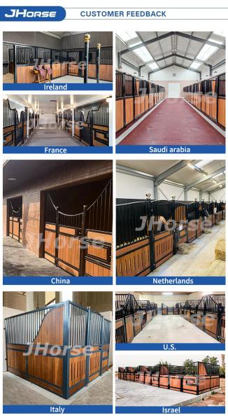 High Quality Portable HDPE Fill Horse Stables Easy to Clean Durable Steel Frames Superior Strength Built to Order