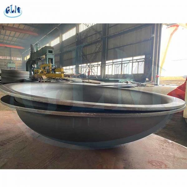 Quality Aluminum Ellipsoidal Dish End Pressure Vessel End Cap 10000mm For Storage Tank for sale