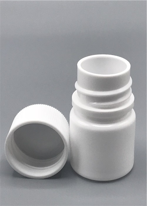 China 10ml Plastic HDPE Pill Bottles White Color Injection Blow Molding Machine Made factory