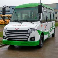 China Fashionable Police Station Electric Shuttle Bus Double Circuit Hydraulic Brake System factory