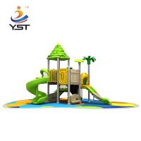 China Outdoor Playground Equipment Swing Sets Kids Slides Outdoor Plastic Slides factory